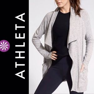 Athleta Studio Wrap Cardigan Athleta Cardigan Med